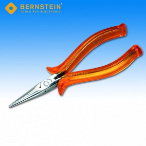 Bernstein 3-225-1 Feinmechanikerzange, 130 mm, oval-spitz