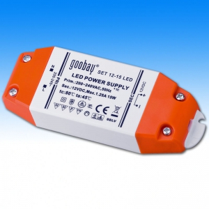 Goobay LED Transformator  12V/0,5-15W -  DC Betrieb