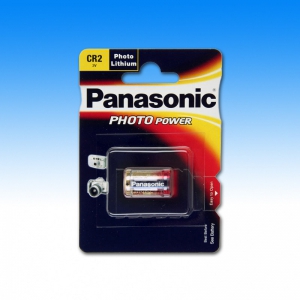 CR 2 Panasonic Photo-Lithium Batterie, 3 Volt