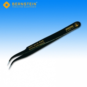 Bernstein ESD SMD-Pinzette, 120 mm, sichelfrmig, 5-055-13