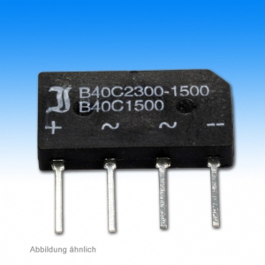 B40C1500 Gleichrichter-Flach W+W-