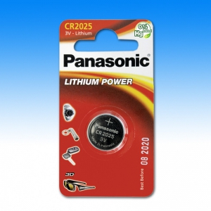 CR 2025 Panasonic Lithium Knopfzelle