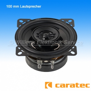Caratec Audio 100 mm flacher Coaxial-Lautsprech
