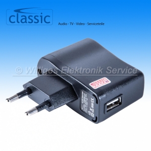 Steckernetzteil / USB-Ladegert 5.0V/1.0A  USB-A