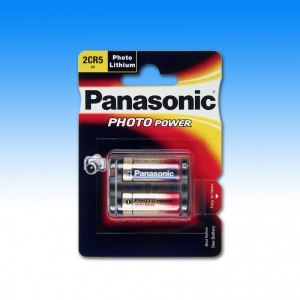 2CR5 Panasonic Photo-Lithium Batterie, 6 Volt