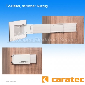 Caratec Flex CFA101L TV-Halter seitlicher Auszug, silber