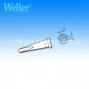 Weller LT K Ltspitze, Meielform lang  1,2mm, Lnge 21 mm