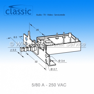 Netzschalter ME7, 5/80 A 250 VAC, Classic MSC16685