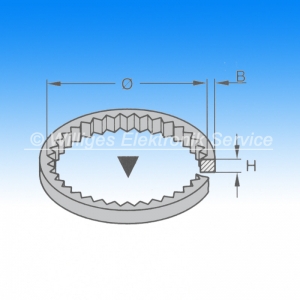 Zahnriemen - Z - 28.0 x 1.20 x 2.00 mm, Classic BLT17138