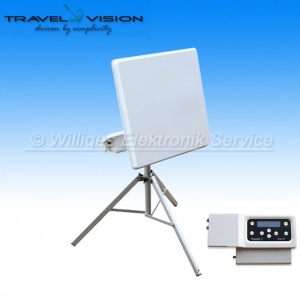 Travel Vision R7-Flat Vollautomatische, Sat-Anlage Flat