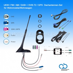 ATTB Dachantennen-Set UKW/DAB+/GPS/DVB-T2 - 1