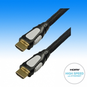 HDMI-Anschu�kabel mit Ethernet 1,0 Meter