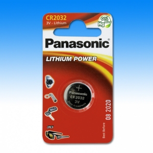 CR 2032 Panasonic Lithium Knopfzelle