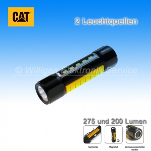 CAT Taschenlampe mit 2 Leuchtenquellen 275 und 220 Lumen