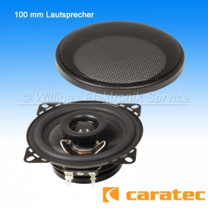 Caratec Audio 100 mm flacher Coaxial-Lautsprech