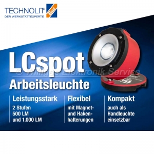 Gambit LCspot - LED-Akku-Arbeitsscheinwerfer 1.000 lm