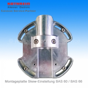 Skew-Montageplatte BAS 60 / BAS 66